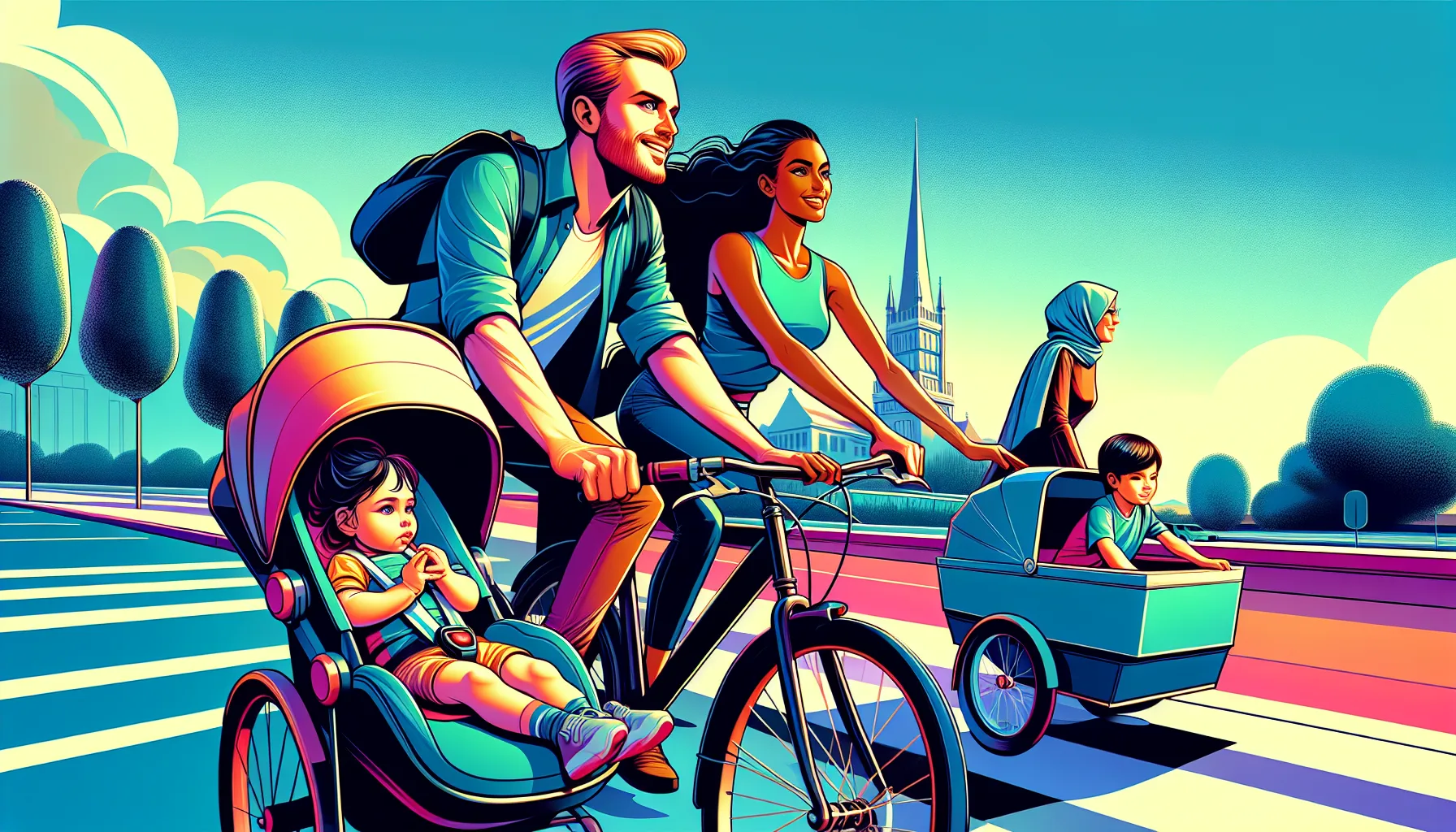 À vélo : Porte-bébé ou remorque, quel choix faire pour les trajets quotidiens ?