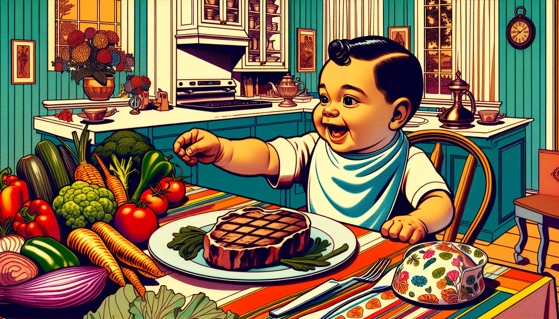 Mon bébé aime trop la viande et je suis dépassé(e) : que faire ?