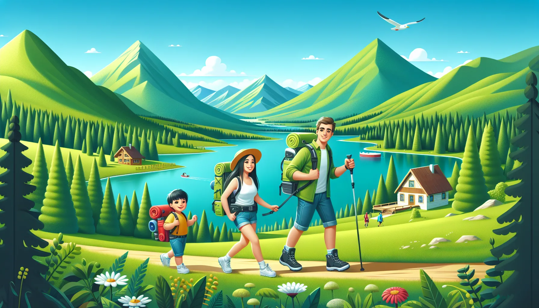 Vacances d'été en montagne avec de jeunes enfants : le guide détendu