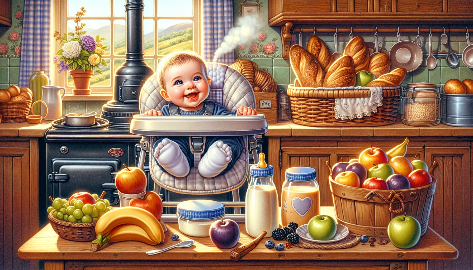 Comment bien nourrir un bébé de 8 mois : entre quantité et équilibre