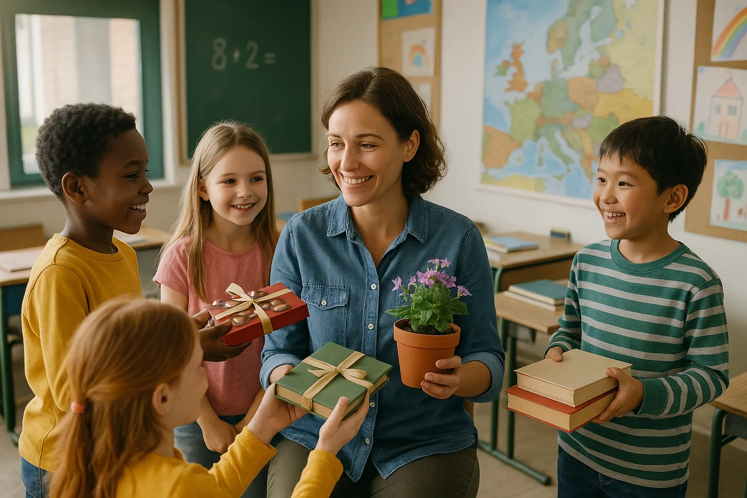Idées Cadeaux Pour Dire Merci à la Maîtresse en Fin d'Année Scolaire !