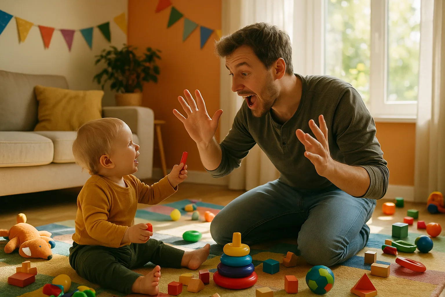 Pas évident de jouer avec les tout-petits : conseils et idées de jeu