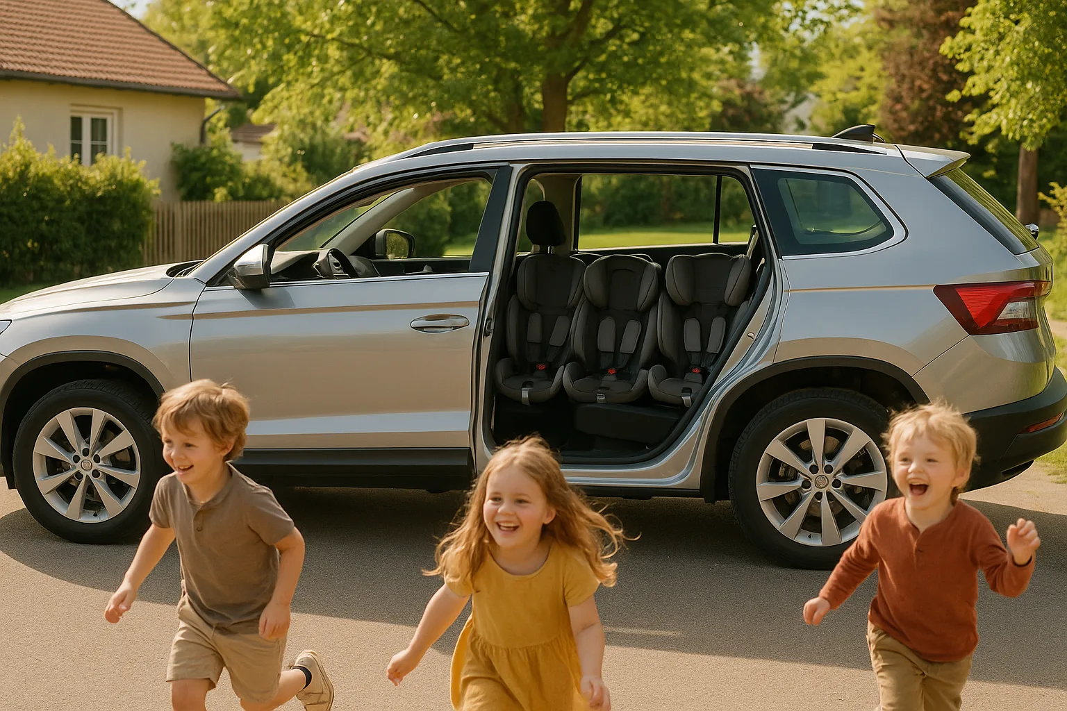 Comment gérer le transport avec 4 enfants et une voiture 5 places ?