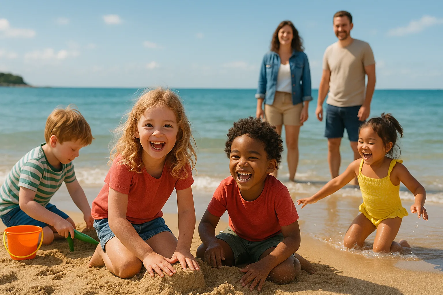 Que font vos enfants à la plage ? Des situations aussi drôles qu'improbables !