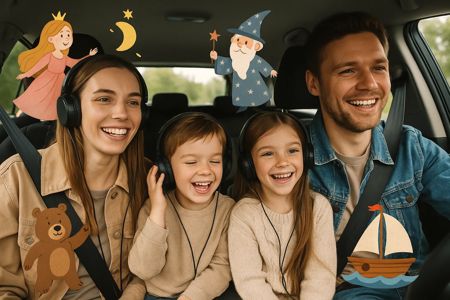 Les meilleurs livres audio pour divertir vos enfants sur la route des vacances