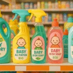 Les produits ménagers estampillés pour bébé : Réalité ou pur marketing ?