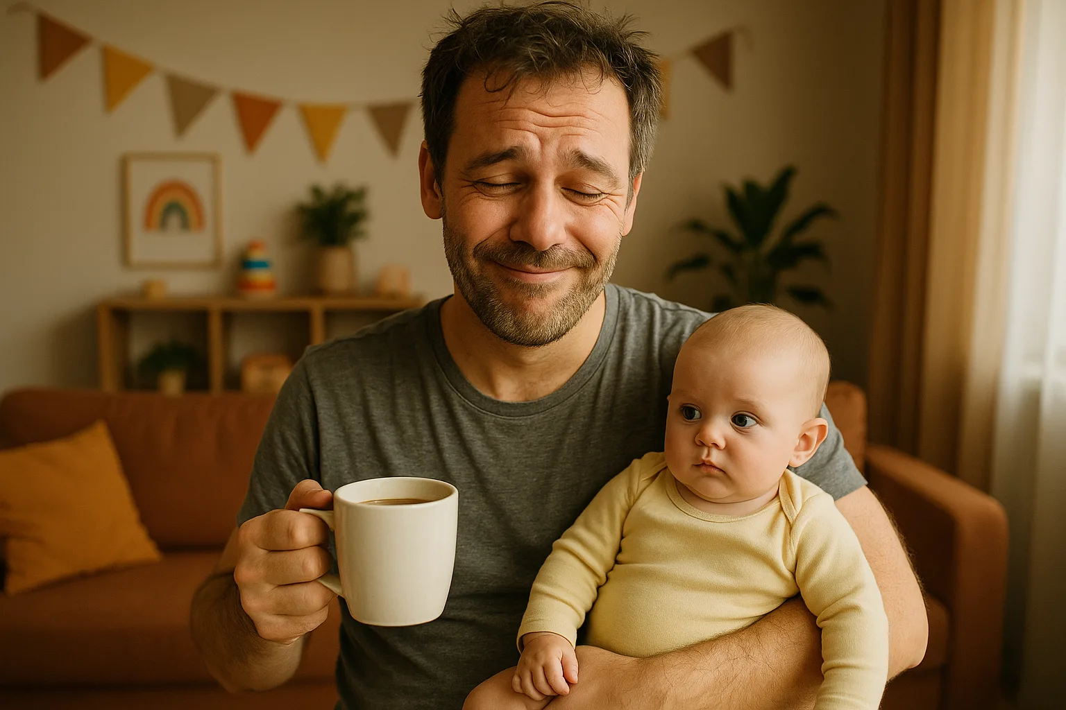Galères d'être papa après 40 ans : Entre fatigue et bonheur