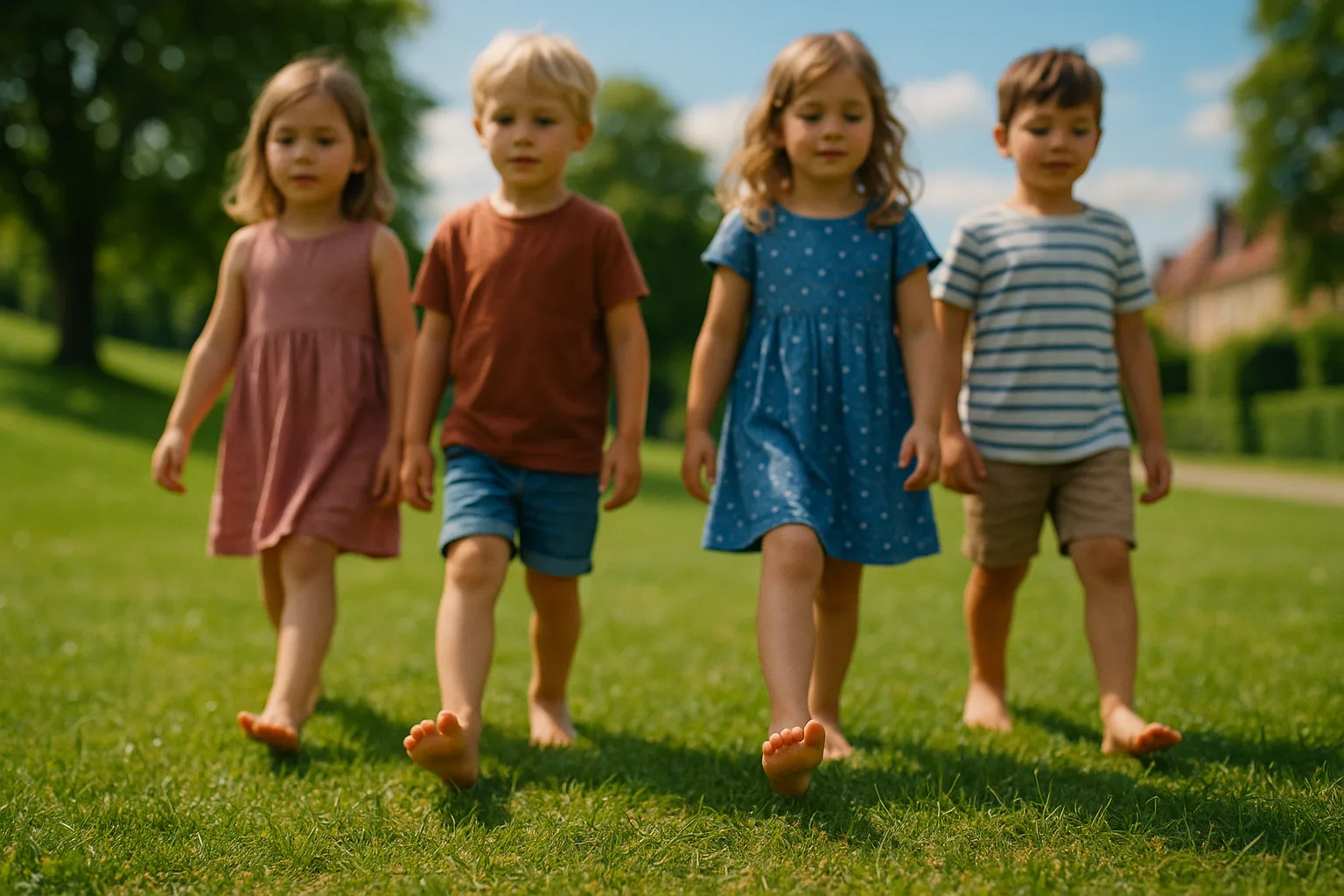 Enfants Pieds Nus : La Philosophie du Barefoot pour le Bon Développement