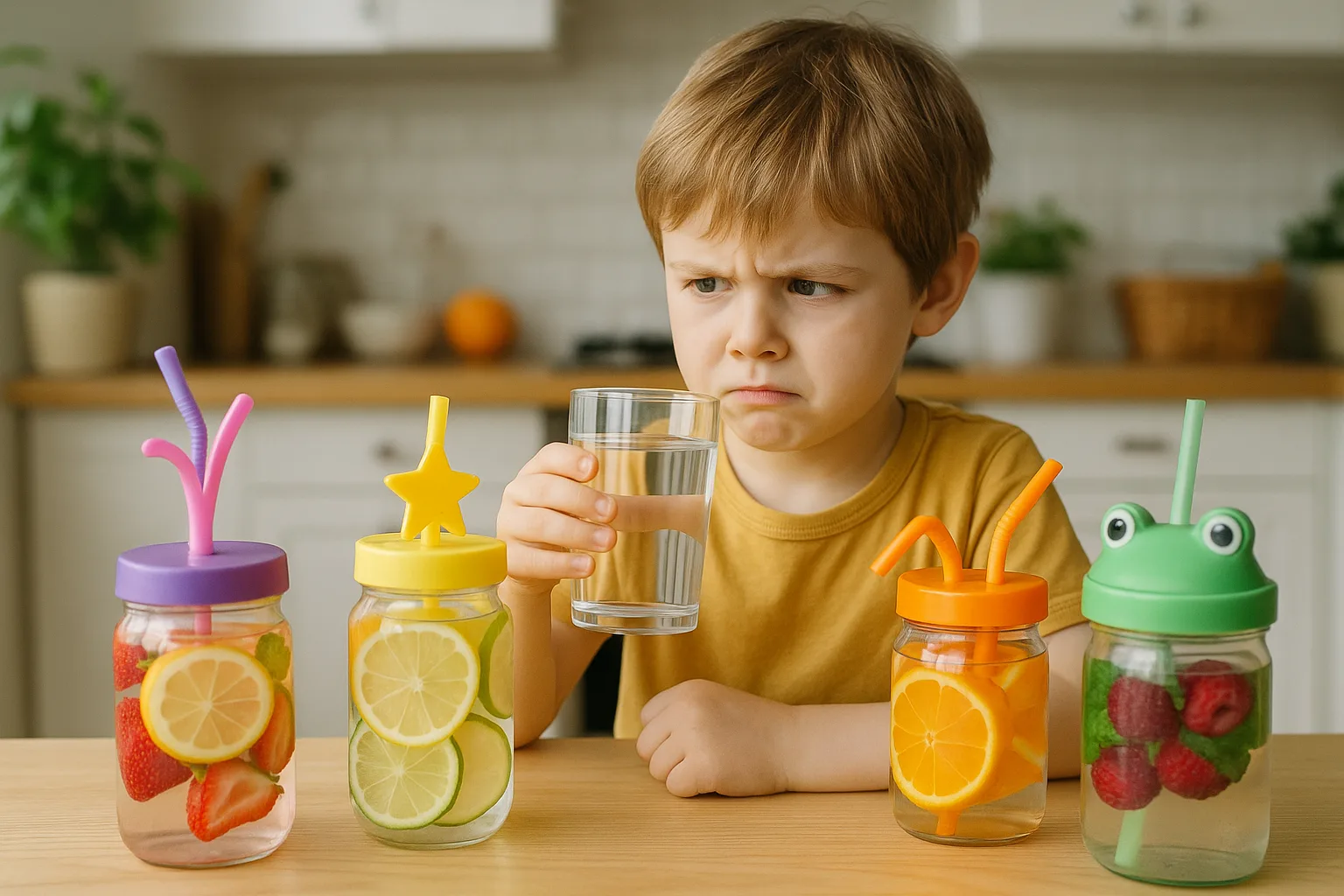 Des alternatives quand ton enfant refuse de boire de l’eau