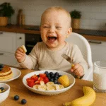 Petit déjeuner pour un bébé de 14 mois : que proposer au menu ?